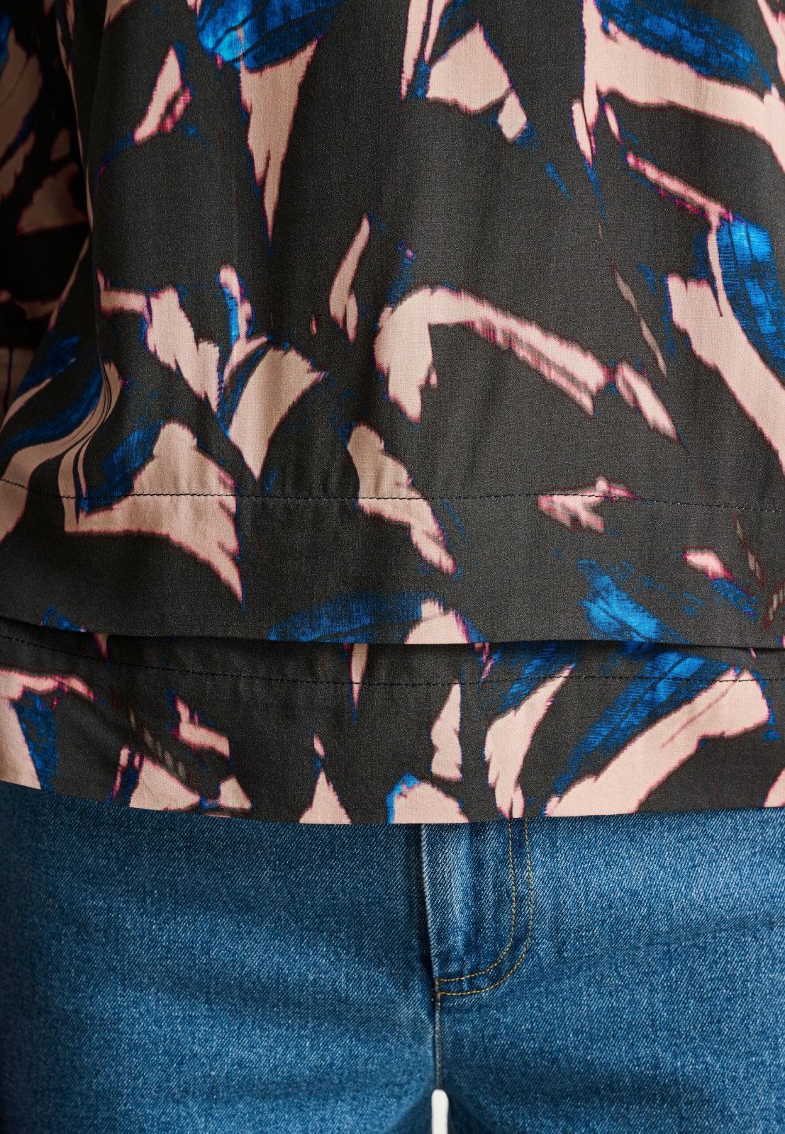 Iki Fsc Blouse Leaves 15340