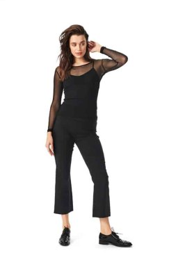 Magic Stretch flared trousers Black