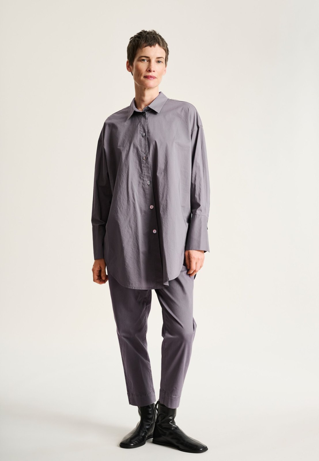 Core Cotton Big Shirt Shark 15302