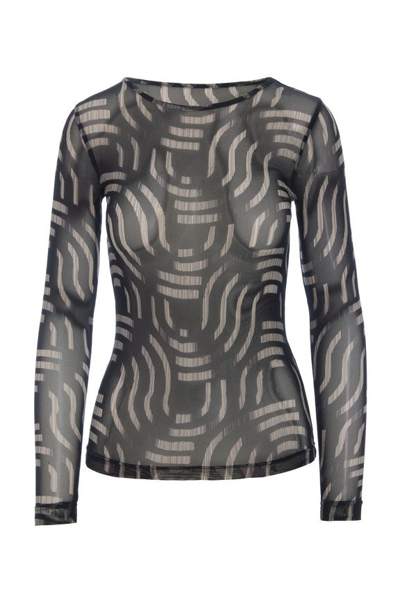 Wavy Fukashi Mesh T-shirt Wavy 15335