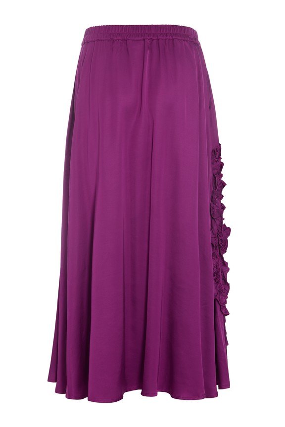 Kuhaku FSC Skirt With Detail Pink Purple 15414