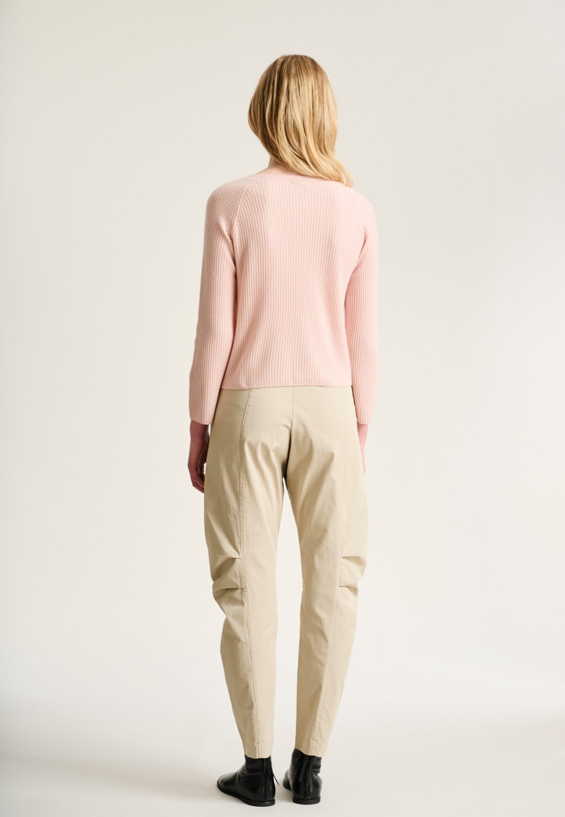 Kumo Cashmere Raglan Blouse Dusty Rose 15345