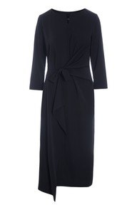Yume Dress With Knot Black 15386