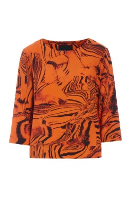 Iki Fsc Blouse Orange Oysters 15340