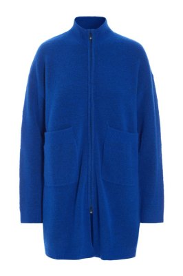 Hitsuji Cardigan With Zipper Very Blue 15461