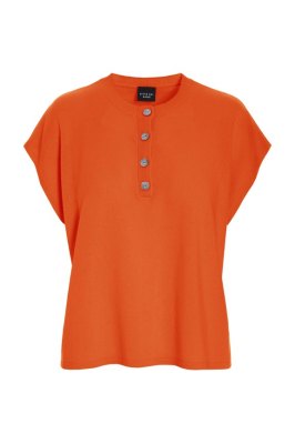 Kumo Cashmere Blouse With Buttons Fireworks 15344