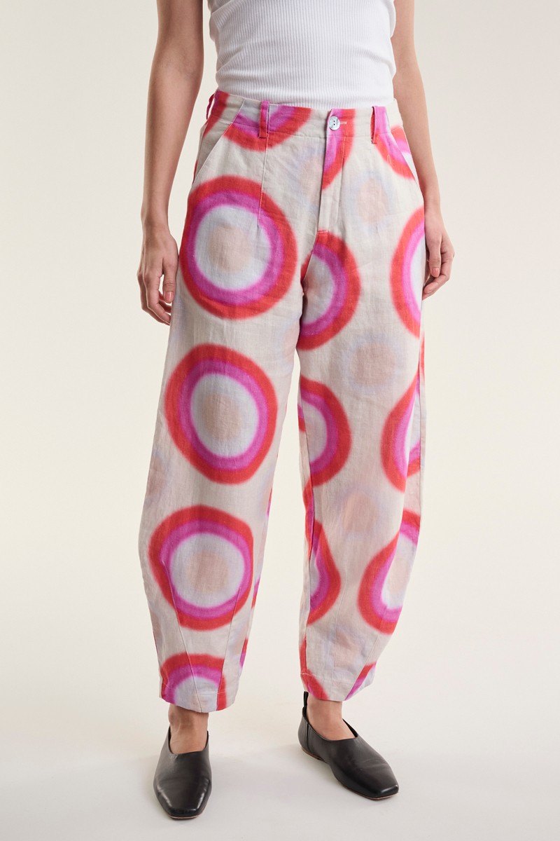 Harukaze Trousers Op Art 15203